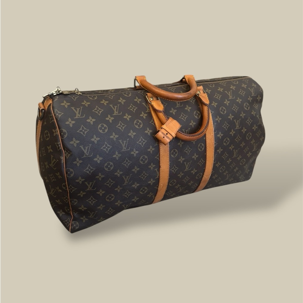 Louis Vuitton 60 Classic Brown Monogram Duffel Bag